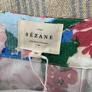 Sézane Floral Skirt